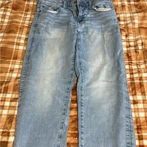 American Eagle Outfitters Light Blue Straight Leg Jeans